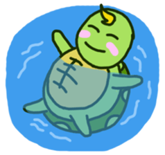 Pretty Little Turtle sticker #7103630