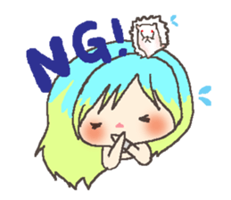 cute mascot Kaon&Roll sticker #7103801