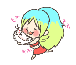 cute mascot Kaon&Roll sticker #7103804