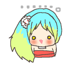 cute mascot Kaon&Roll sticker #7103808