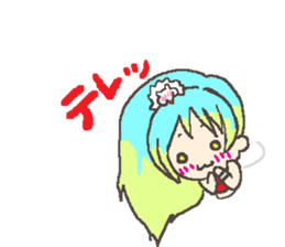 cute mascot Kaon&Roll sticker #7103815