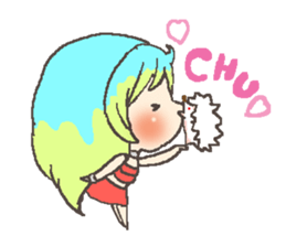 cute mascot Kaon&Roll sticker #7103823