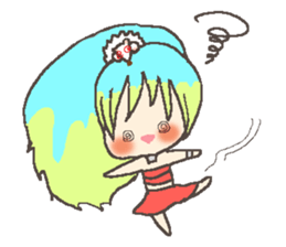 cute mascot Kaon&Roll sticker #7103824