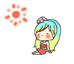 cute mascot Kaon&Roll sticker #7103826