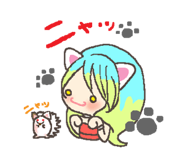 cute mascot Kaon&Roll sticker #7103832