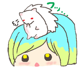 cute mascot Kaon&Roll sticker #7103836