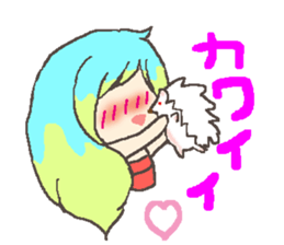 cute mascot Kaon&Roll sticker #7103839