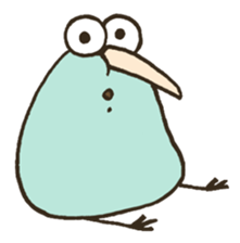 Pastel color kiwis' stickers sticker #7104422