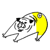 pug-pug-kumitaiso sticker #7105586