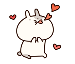 Rebellious rabbit sticker #7105983