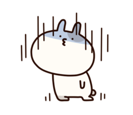 Rebellious rabbit sticker #7105992