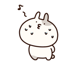 Rebellious rabbit sticker #7105999