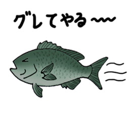 Fish picture book 2 sticker #7107043