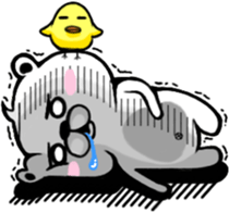 Shiro Kuma and Hyoko sticker #7108002