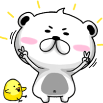 Shiro Kuma and Hyoko sticker #7108021