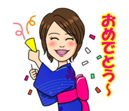 chie kinoshita sticker sticker #7108258