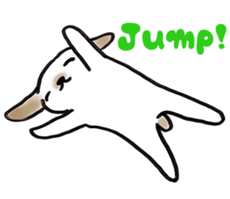 Hand riding dog(ENGLISH ver.) sticker #7108382