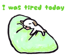 Hand riding dog(ENGLISH ver.) sticker #7108388