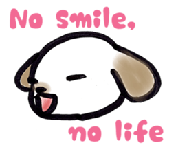 Hand riding dog(ENGLISH ver.) sticker #7108395