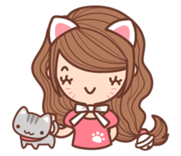 CHU CHU Cat sticker #7108720