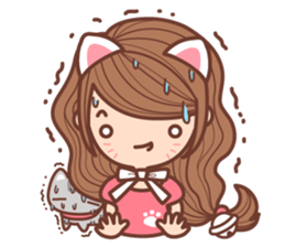 CHU CHU Cat sticker #7108721