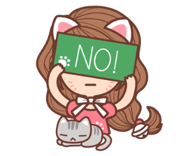 CHU CHU Cat sticker #7108723