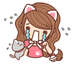 CHU CHU Cat sticker #7108730