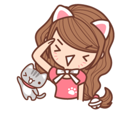 CHU CHU Cat sticker #7108732