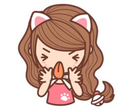 CHU CHU Cat sticker #7108733