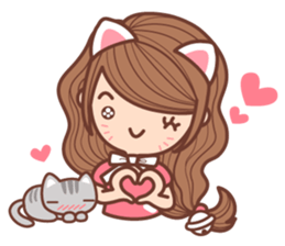 CHU CHU Cat sticker #7108735