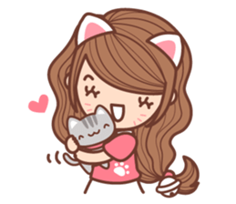 CHU CHU Cat sticker #7108737