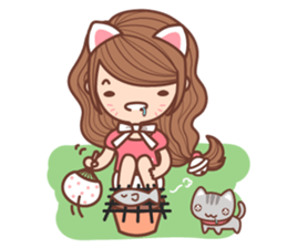 CHU CHU Cat sticker #7108738