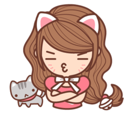 CHU CHU Cat sticker #7108740