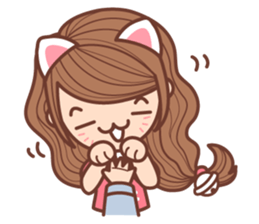 CHU CHU Cat sticker #7108745