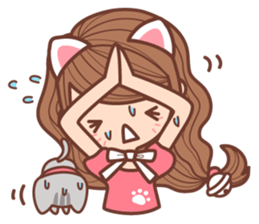 CHU CHU Cat sticker #7108756
