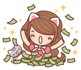 CHU CHU Cat sticker #7108758