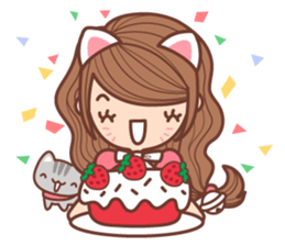 CHU CHU Cat sticker #7108759