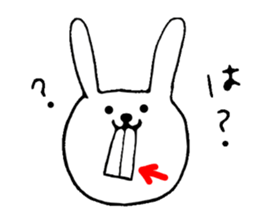 Silly rabbit. 2 sticker #7109242