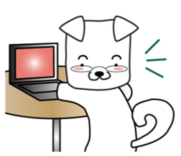 Happy fun dogs sticker #7109391