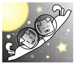 Happy fun dogs sticker #7109418