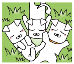 Happy fun dogs sticker #7109419