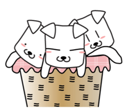 Happy fun dogs sticker #7109422