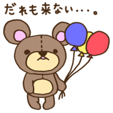 teddy bear life sticker #7109476