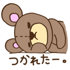 teddy bear life sticker #7109488