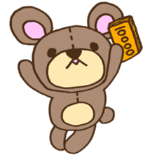 teddy bear life sticker #7109491