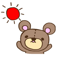 teddy bear life sticker #7109496