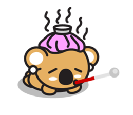Coral Koala sticker #7109787