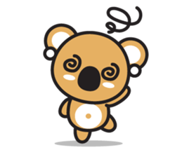 Coral Koala sticker #7109790