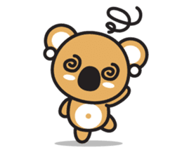 Coral Koala sticker #7109790