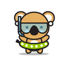 Coral Koala sticker #7109791